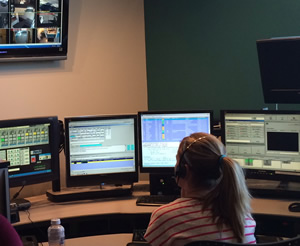 A dispatcher monitors some calls