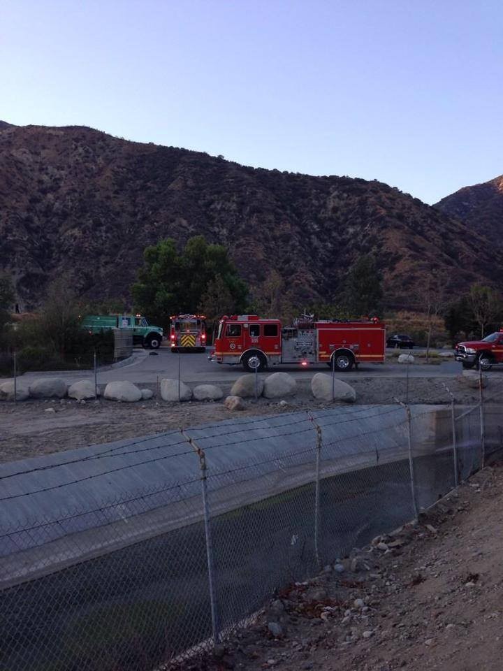 Fire Extinguished In Riverbed, Subjects Detained
