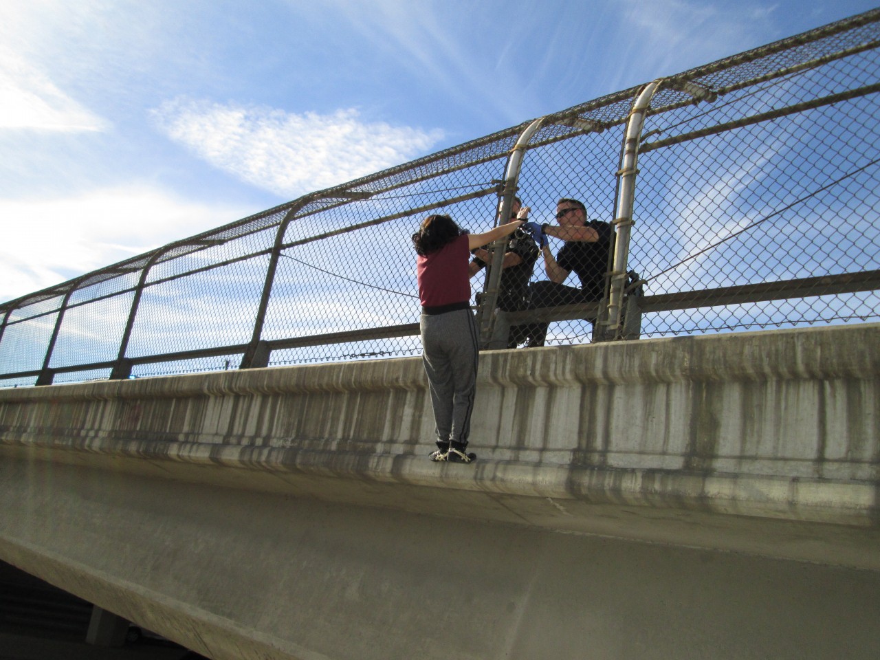 Azusa Police Officers Save Woman's Life On 210 Freeway