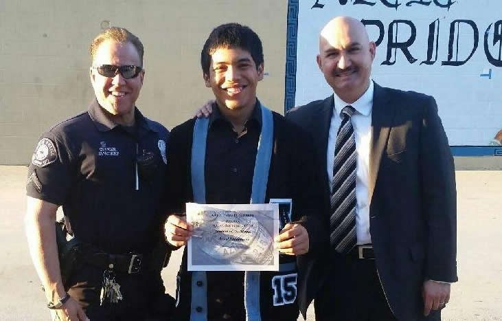 Azusa Police Department's Student of The Month